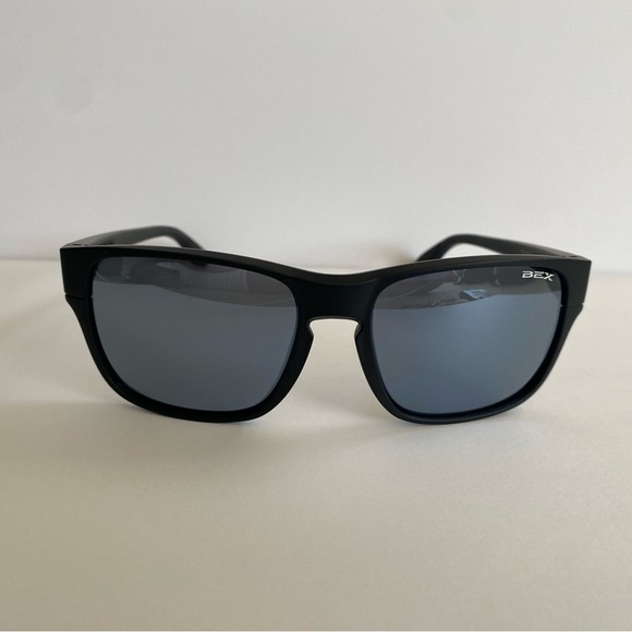 NWOT - Authentic - BEX - Mica Polarized Sunglasses - Black/Grey - Picture 9 of 14